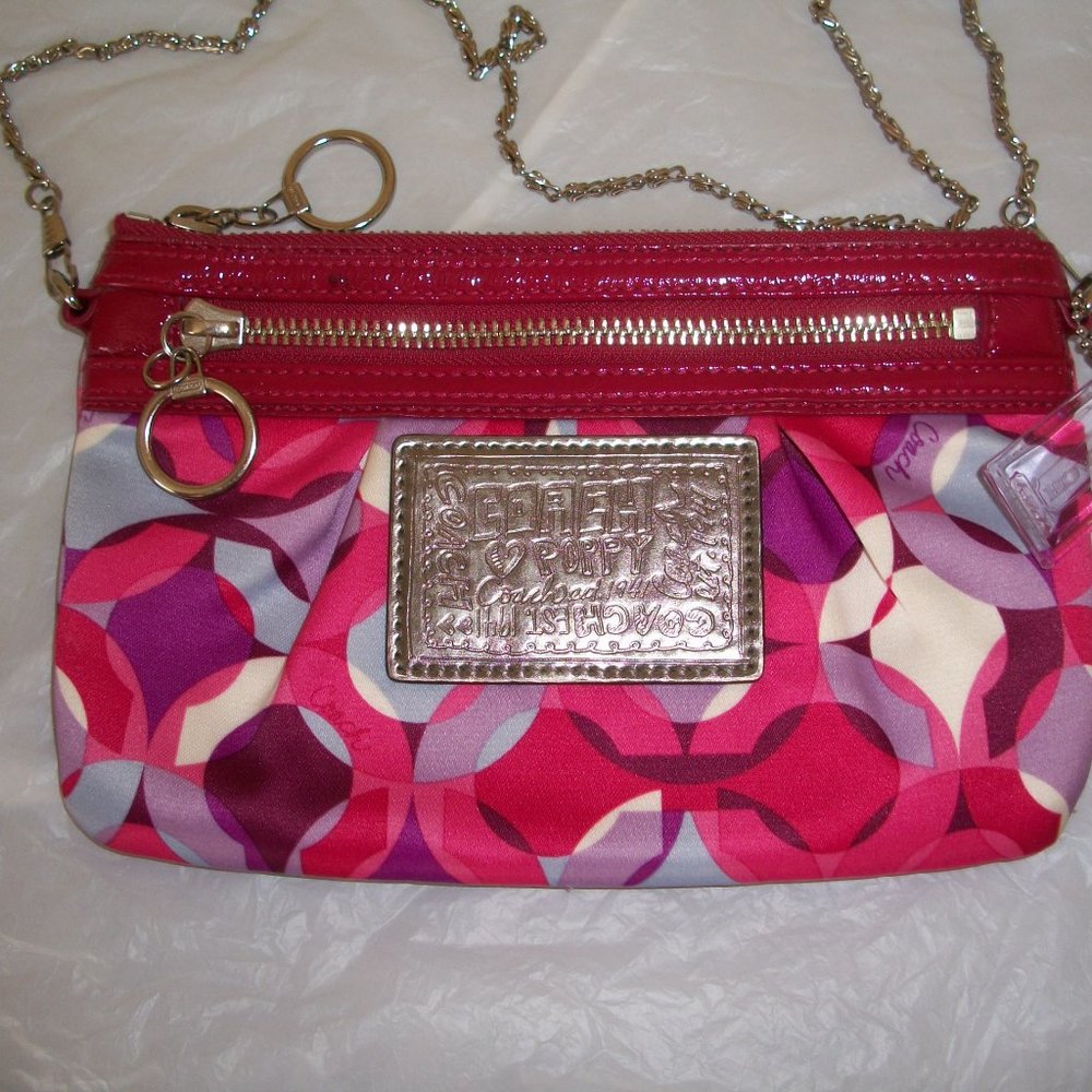Coach poppy small crossbody bag